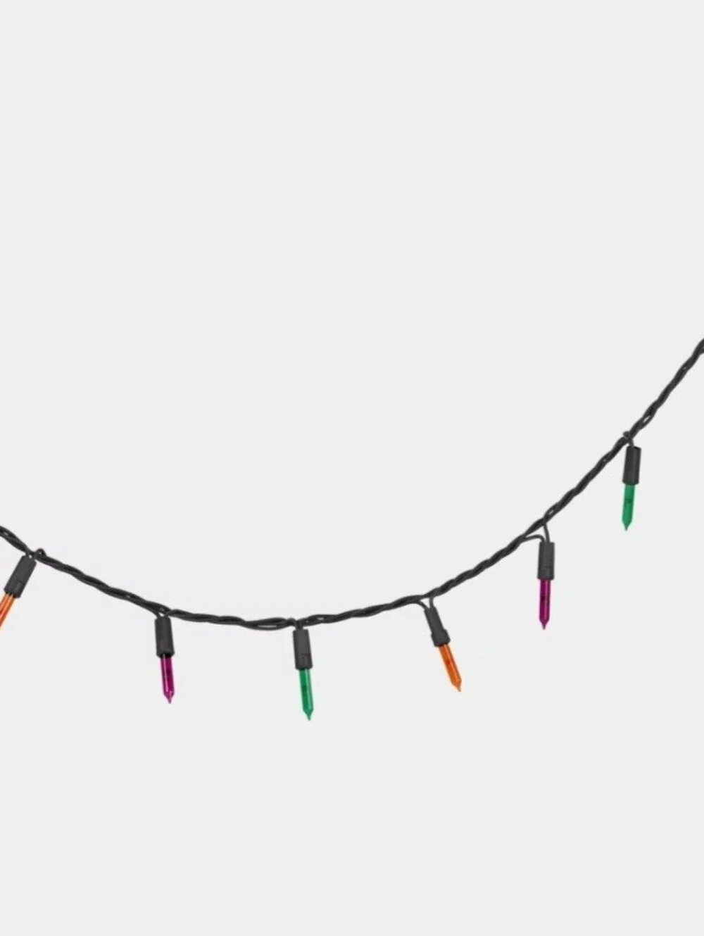 Hyde & Eek! 100ct LED Halloween Indoor Outdoor Miniature Glass String Lights New